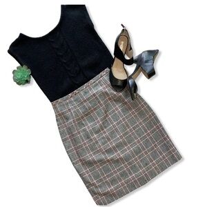 Girlike Glen Plaid Skirt Sz 6